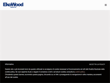 Tablet Screenshot of ekowood.it